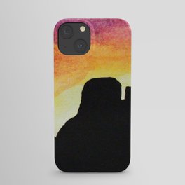 Silhouette Sunset iPhone Case