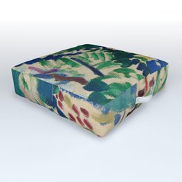 Landscape at Collioure - Henri Matisse - Exhibition Poster Outdoor Floor Cushion | Henrimatisse, Ny, Cezanne, Artdeco, Monet, Colorful, Fineart, Exposition, Matisse, Painting 