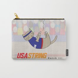 USA String - Home to Gobi and the Great Cat Athletes Carry-All Pouch