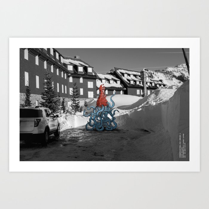 Unseen Monsters of Mount Shasta - Quidi Kallagoo Art Print