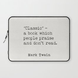 Classic - Mark Twain Laptop Sleeve