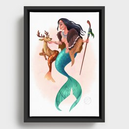 HOSHONT' OMBA - World Class Mermaids Framed Canvas