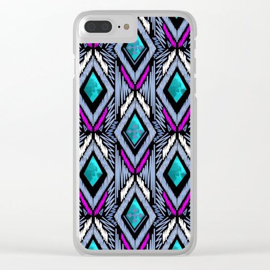 Colorful ethnic ornament . Clear iPhone Case