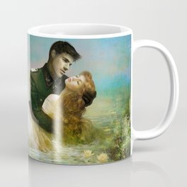 Royal couple in romantic lover's embrace Coffee Mug