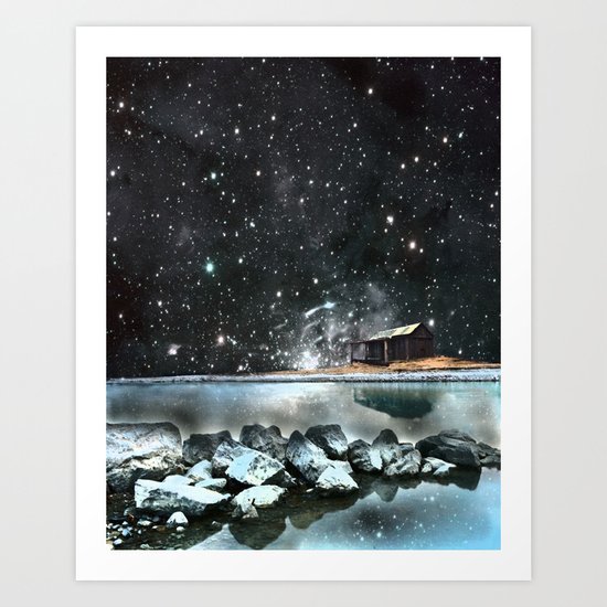 house by the sea Art Print