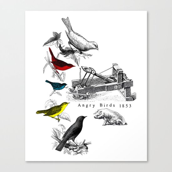 Etude - Angry Birds Canvas Print