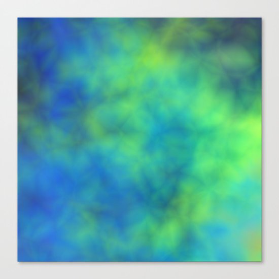 Blue and Green Canvas Print