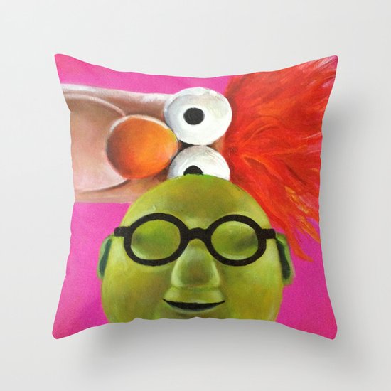 The Muppets - Bunsen and Beaker Throw Pillow