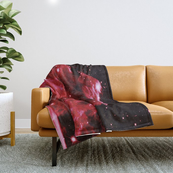 Red Horsehead NEbula Throw Blanket