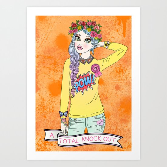 Total Knock Out Art Print