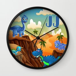 DINOS FOR JJ Wall Clock | Jj, Digital, Dinos, Graphicdesign 