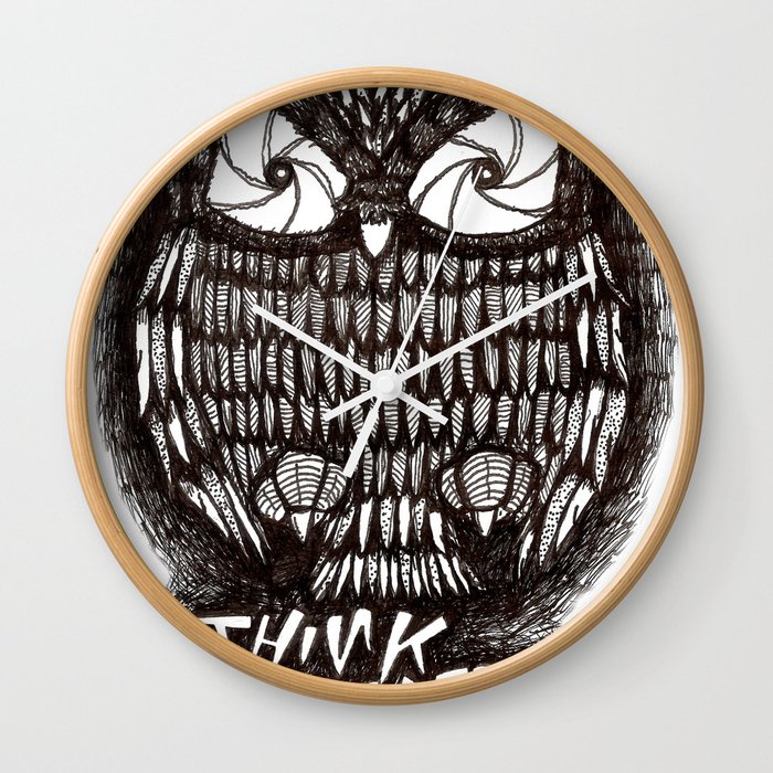 'owl for allan' Wall Clock