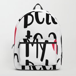 My Heart Belongs Backpack