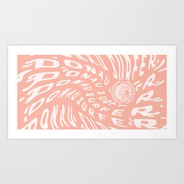 Donausurfer peach Art Print