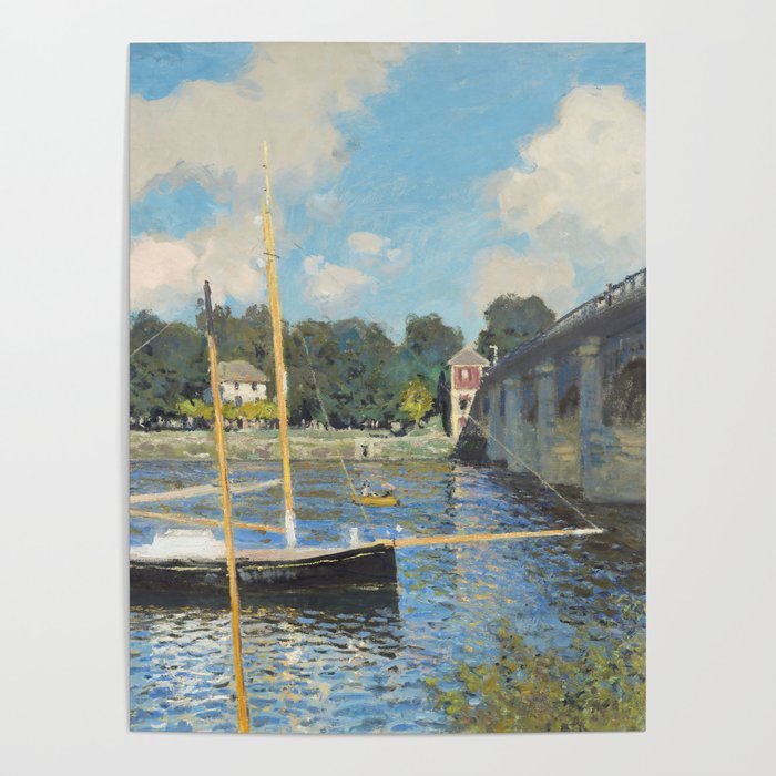 The Bridge at Argenteuil (1874) by Claude Monet Poster