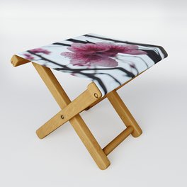 Peach Tree Flower Folding Stool