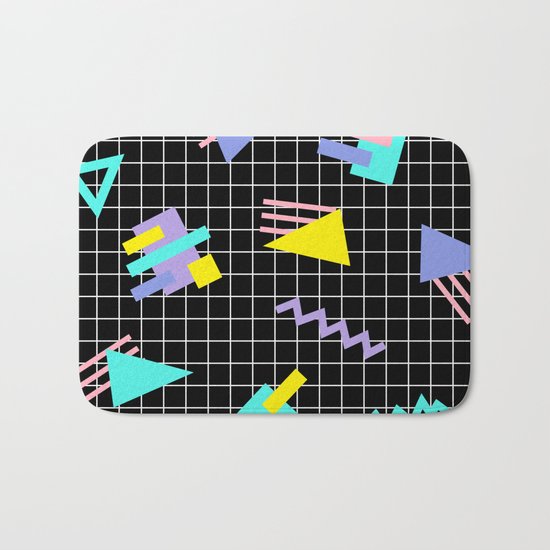 Memphis pattern 7 Bath Mat