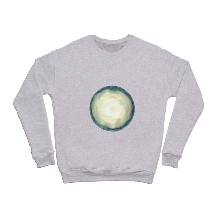 Moon Print Prints Watercolor Crewneck Sweatshirt
