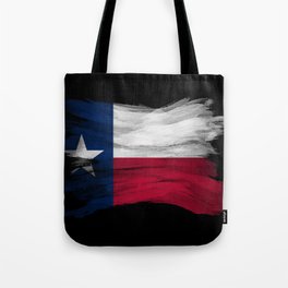 Texas state flag brush stroke, Texas flag background Tote Bag
