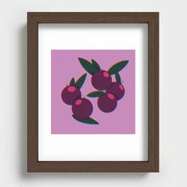 Früits 6. Plums Recessed Framed Print