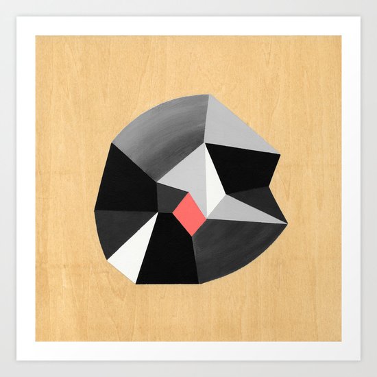 6x6 Shape No:02 Art Print