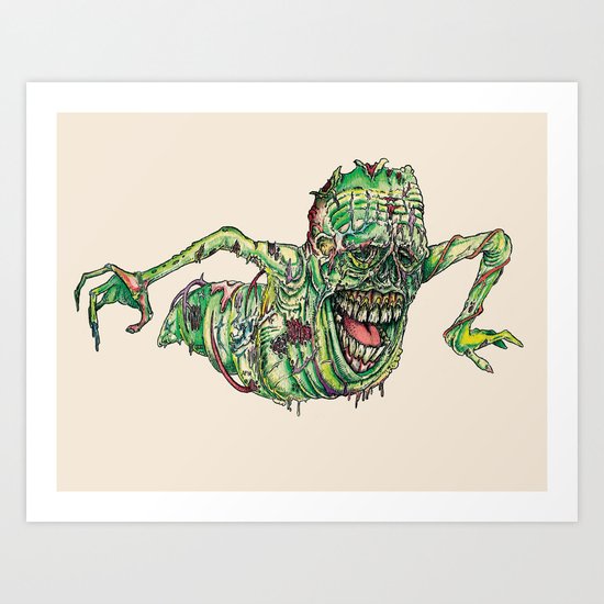 Slimer Art Print