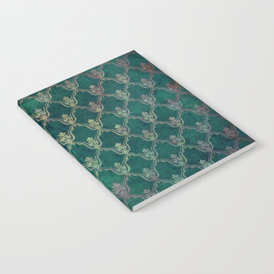 Damask Vintage Pattern 01 Notebook