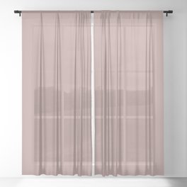 Nook Brown Sheer Curtain