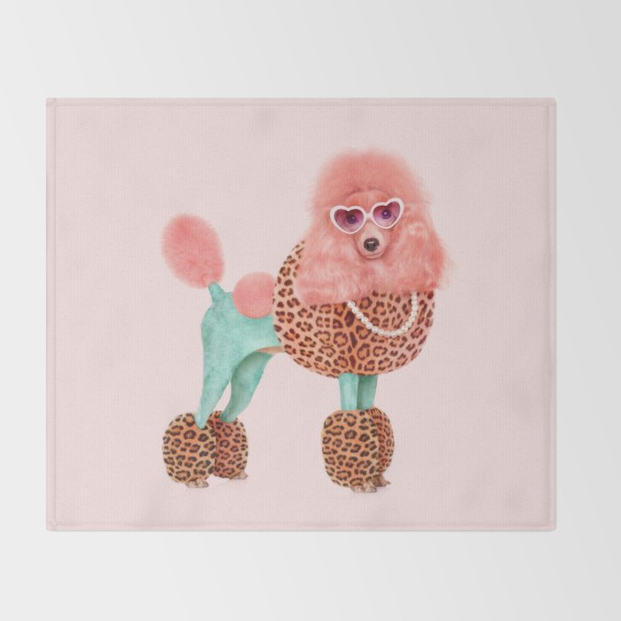 poodle throw blanket