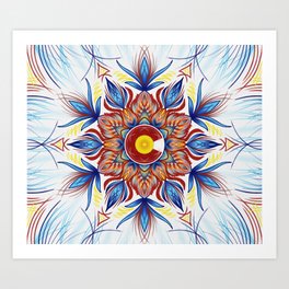 Colorado Mandala  Art Print