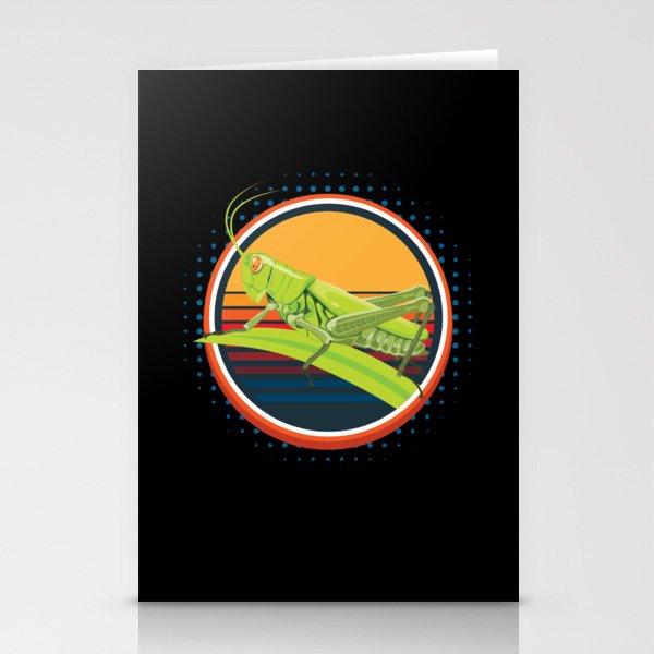 Grasshopper Insect Locust Stationery Cards