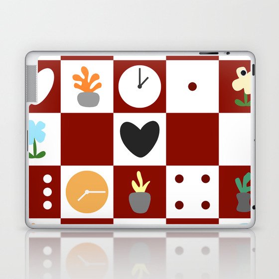 Color object checkerboard collection 12 Laptop & iPad Skin