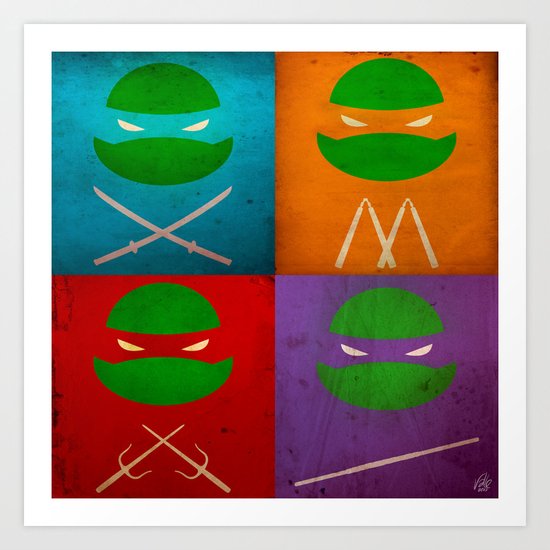 TMNT Collection Art Print