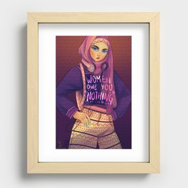Hijabi Babe Recessed Framed Print