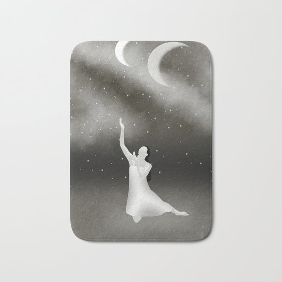Worshipping the Moon Bath Mat