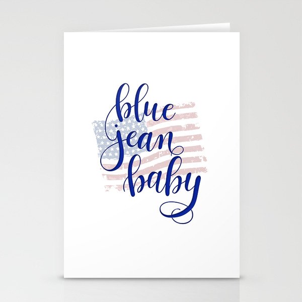 Blue Jean Baby Stationery Cards