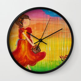'Jodie' by Jolene Ejmont Wall Clock
