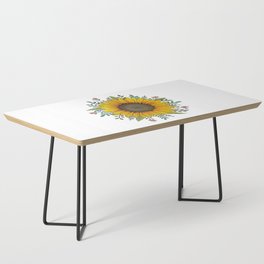 Aesthetic Sunflower  Coffee Table