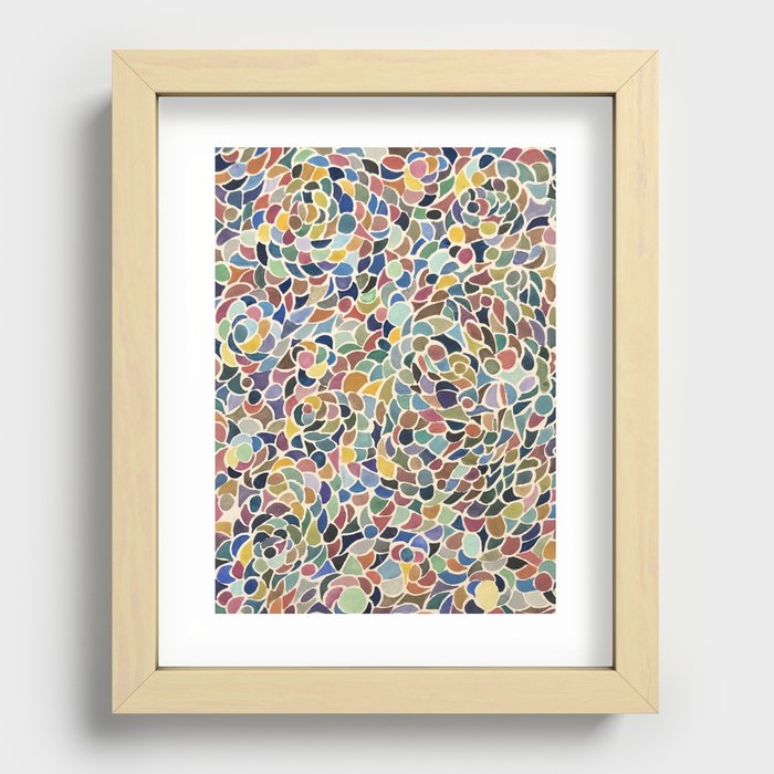 Itty Bitty Paisley, 1995 Recessed Framed Print