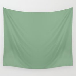 CHAMELEON Green pastel solid color Wall Tapestry