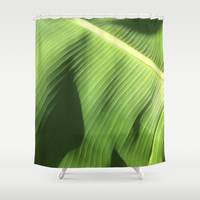 Banana Leaf Shower Curtain