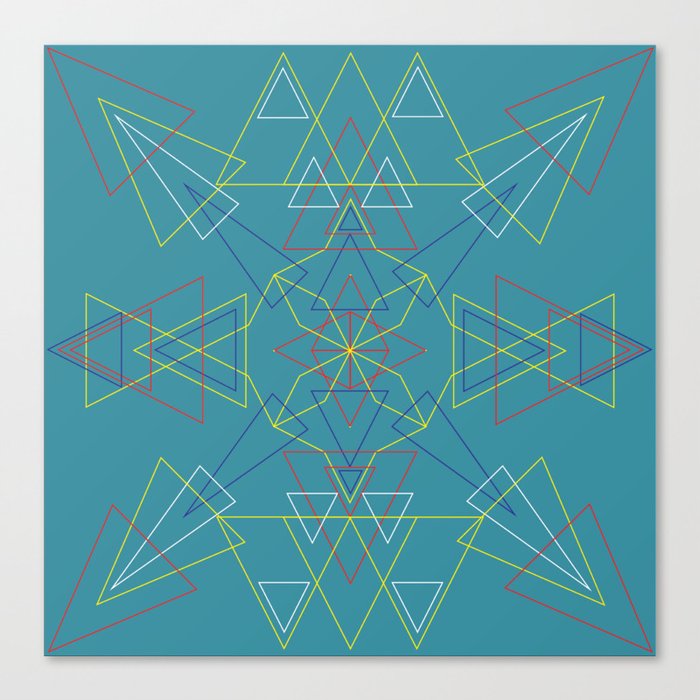 Radial Pattern II Canvas Print