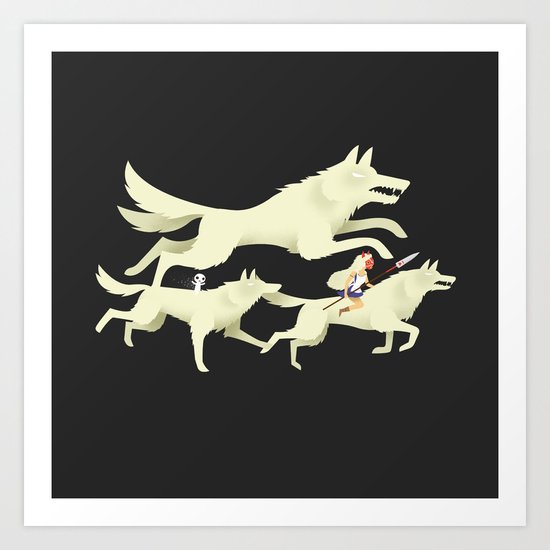 Princess Mononoke Art Print