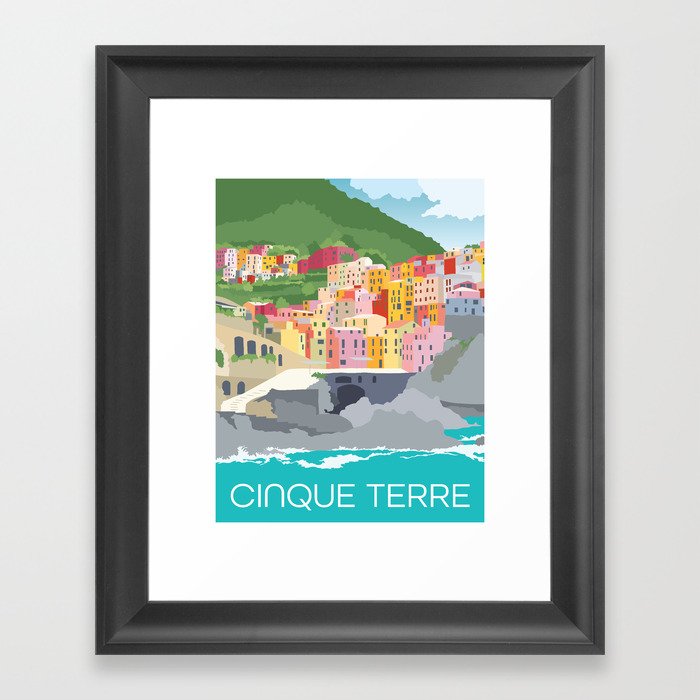 Cinque Terre Italy Framed Art Print