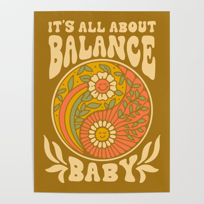Balance Baby Poster