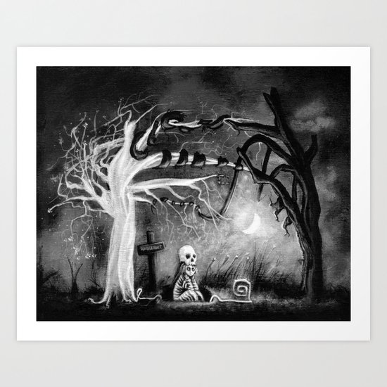 rest in expectation Art Print