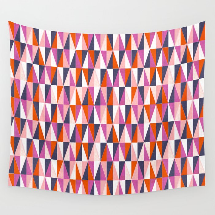 a harlequin party in pink! Wall Tapestry