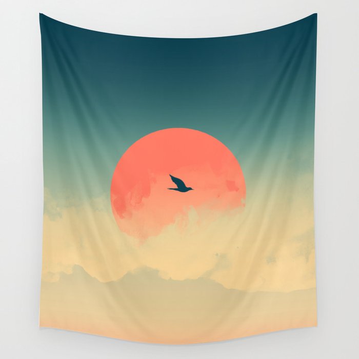Lonesome Traveler Wall Tapestry