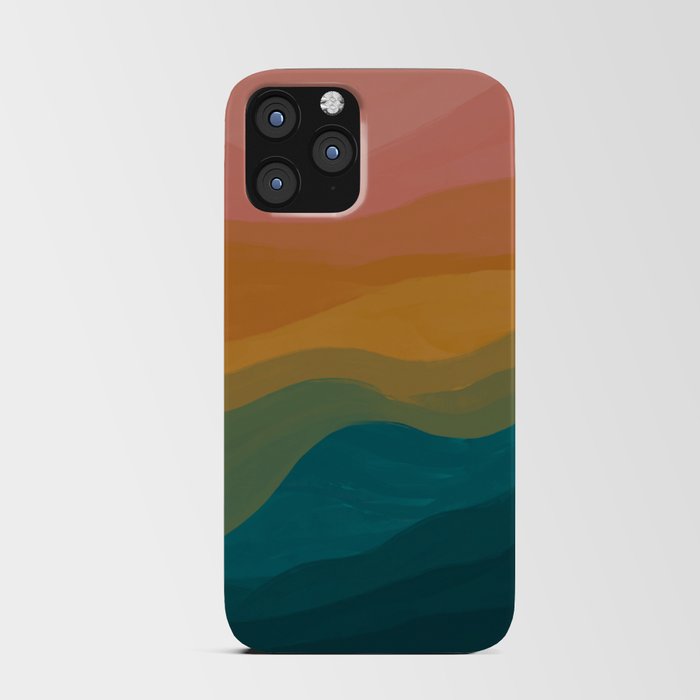 Desert Mountains In Color iPhone Card Case