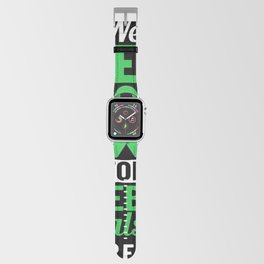 Cerebral Palsy Green Ribbon Brain Damage Awareness Apple Watch Band